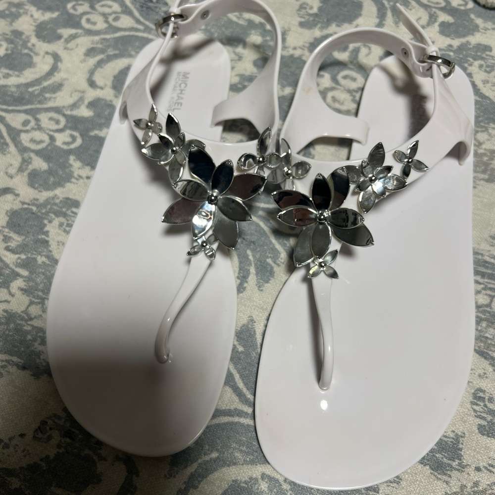 Michael Kors jelly thong sandals